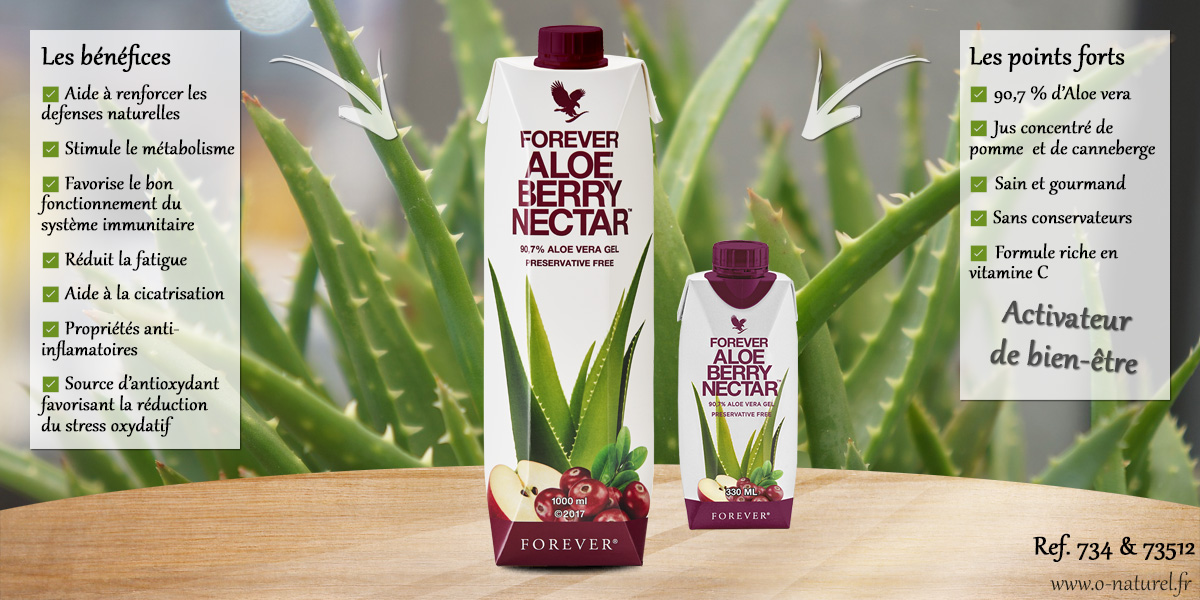 FOREVER ALOE BERRY NECTAR Ô'Naturel
