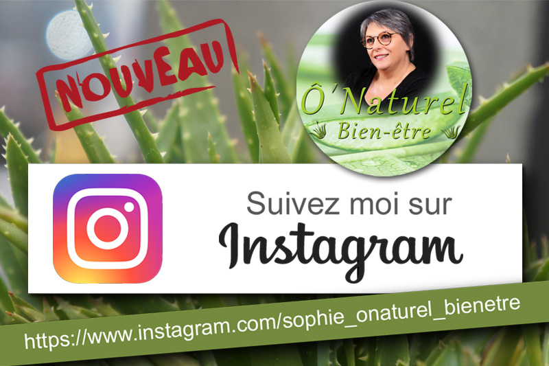 O'Naturel bien-être arrive sur Instagram